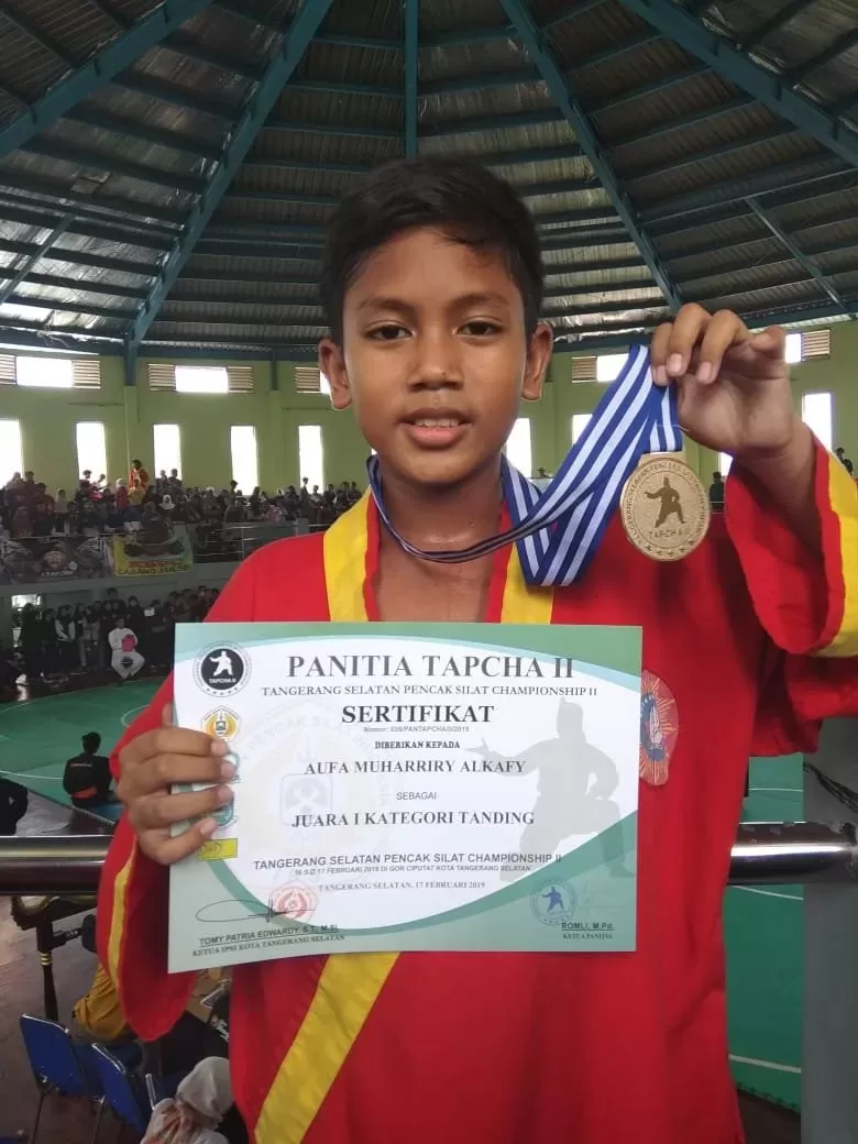 Aufa Muharriri Al-Kafy Raih Juara 1 Kejuaraan Pencak Silat Tangerang Selatan Championship II